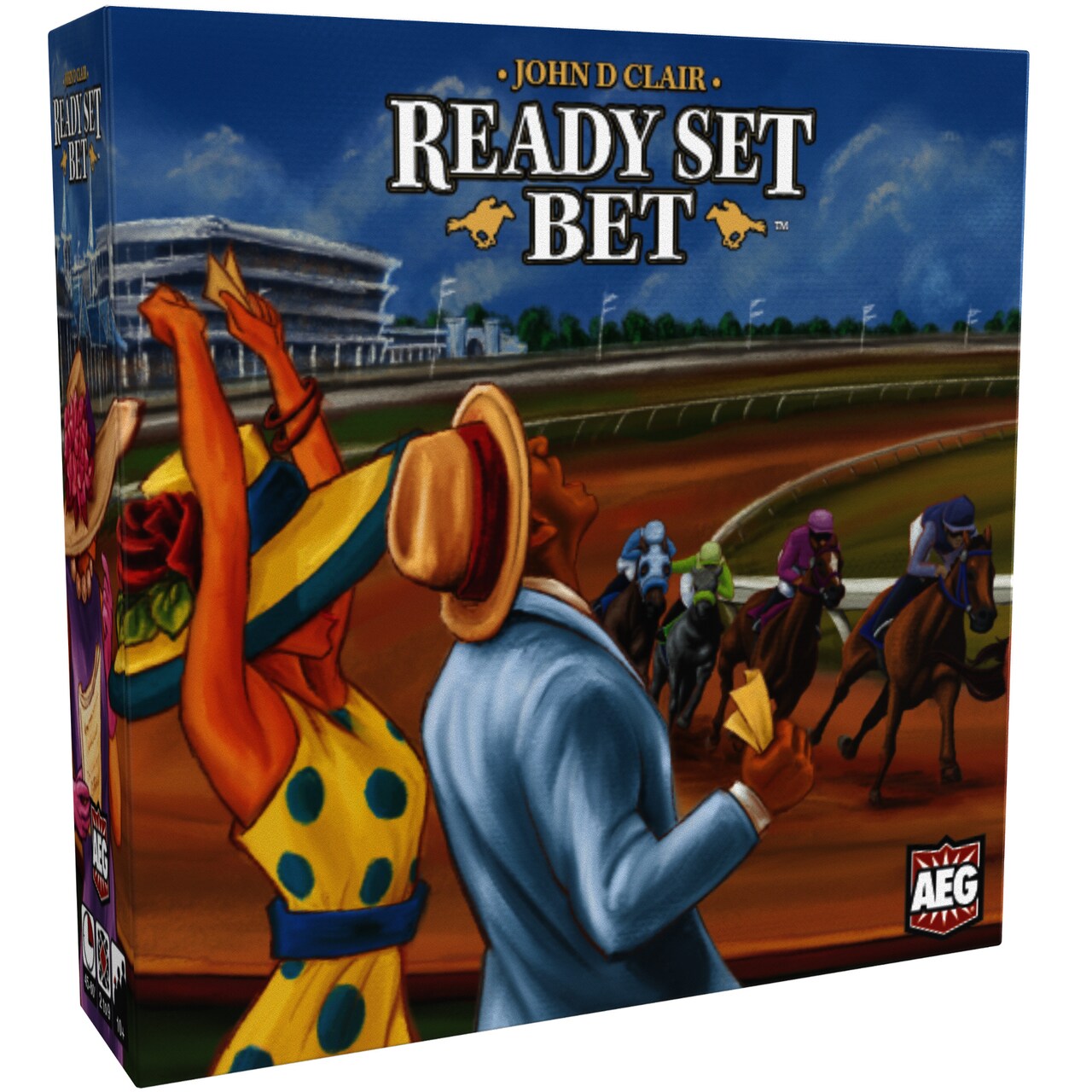 Ready Set Bet - Alderac Entertainment Group, Horse Racing Betting Board Game, Ages 14+, 2-9 Players, 45-60 Min